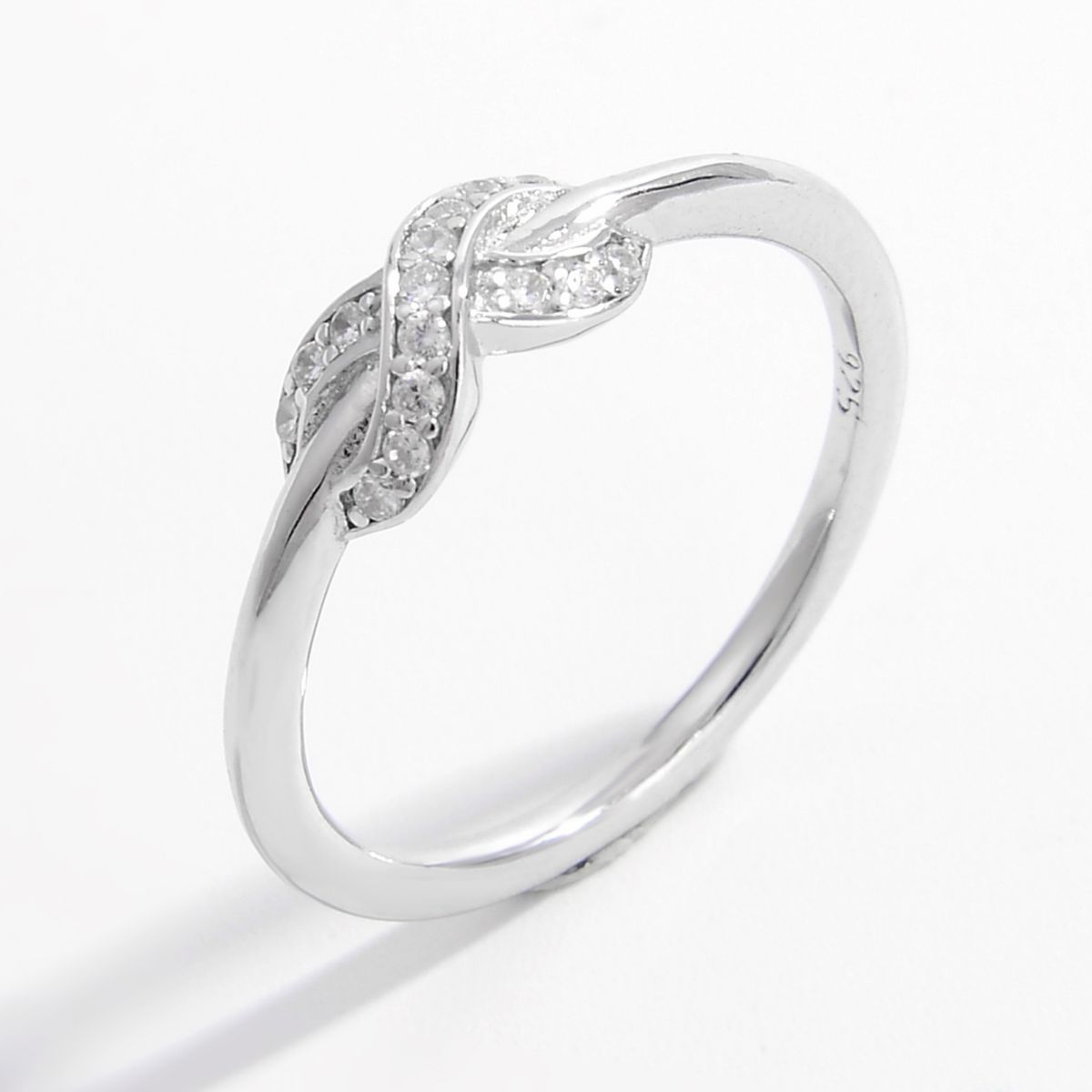 Sterling Silver Zircon Geometric Ring-Bijou Crush