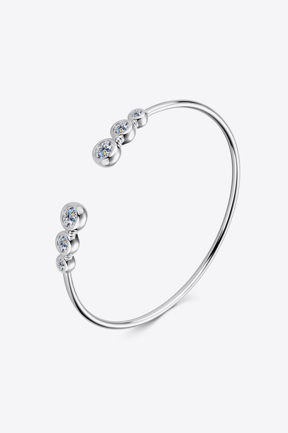 1.8 Carat Moissanite 925 Sterling Silver Bracelet-Bijou Crush