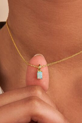 Titanium Steel Inlaid Zircon Pendant Necklace-Bijou Crush