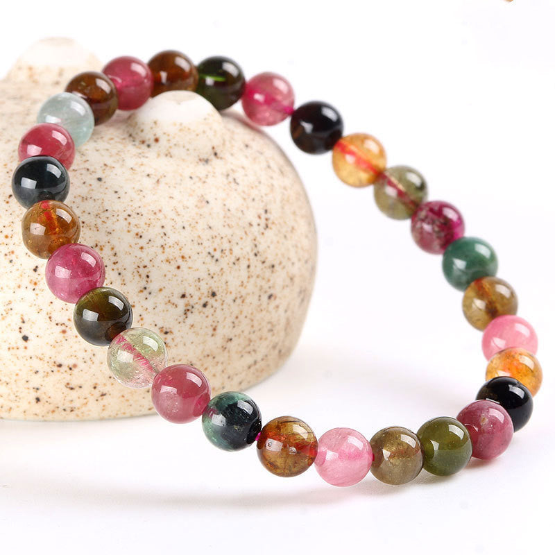 Rainbow Candy Color Brazilian Tourmaline Bracelet-Bijou Crush