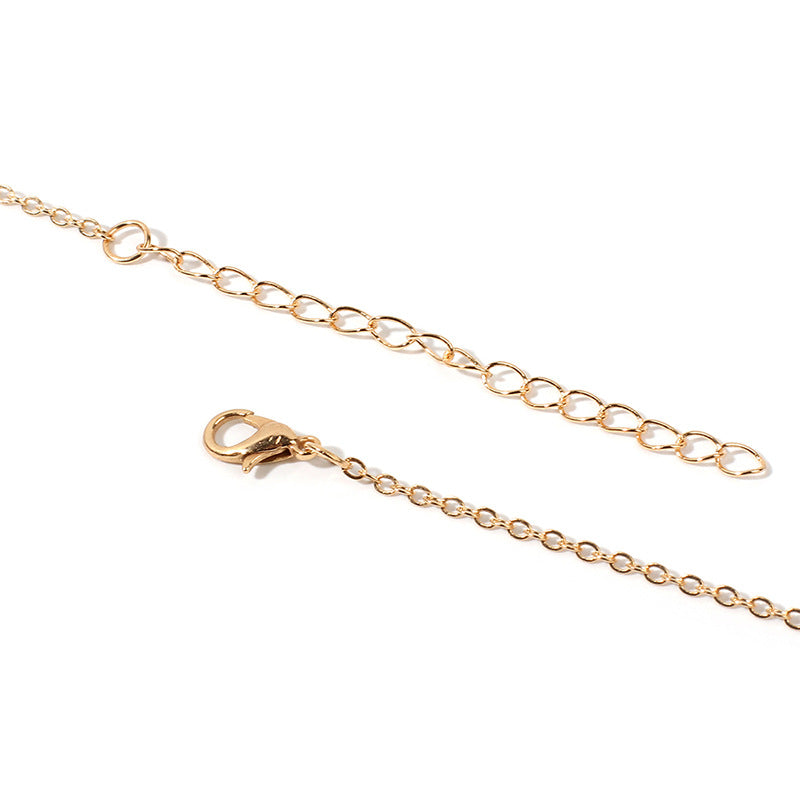 Simple Style Lock Alloy Cable Chain Pendant Necklace-Bijou Crush