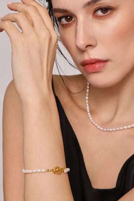 Freshwater Pearl 4-Piece Jewelry Set-Bijou Crush