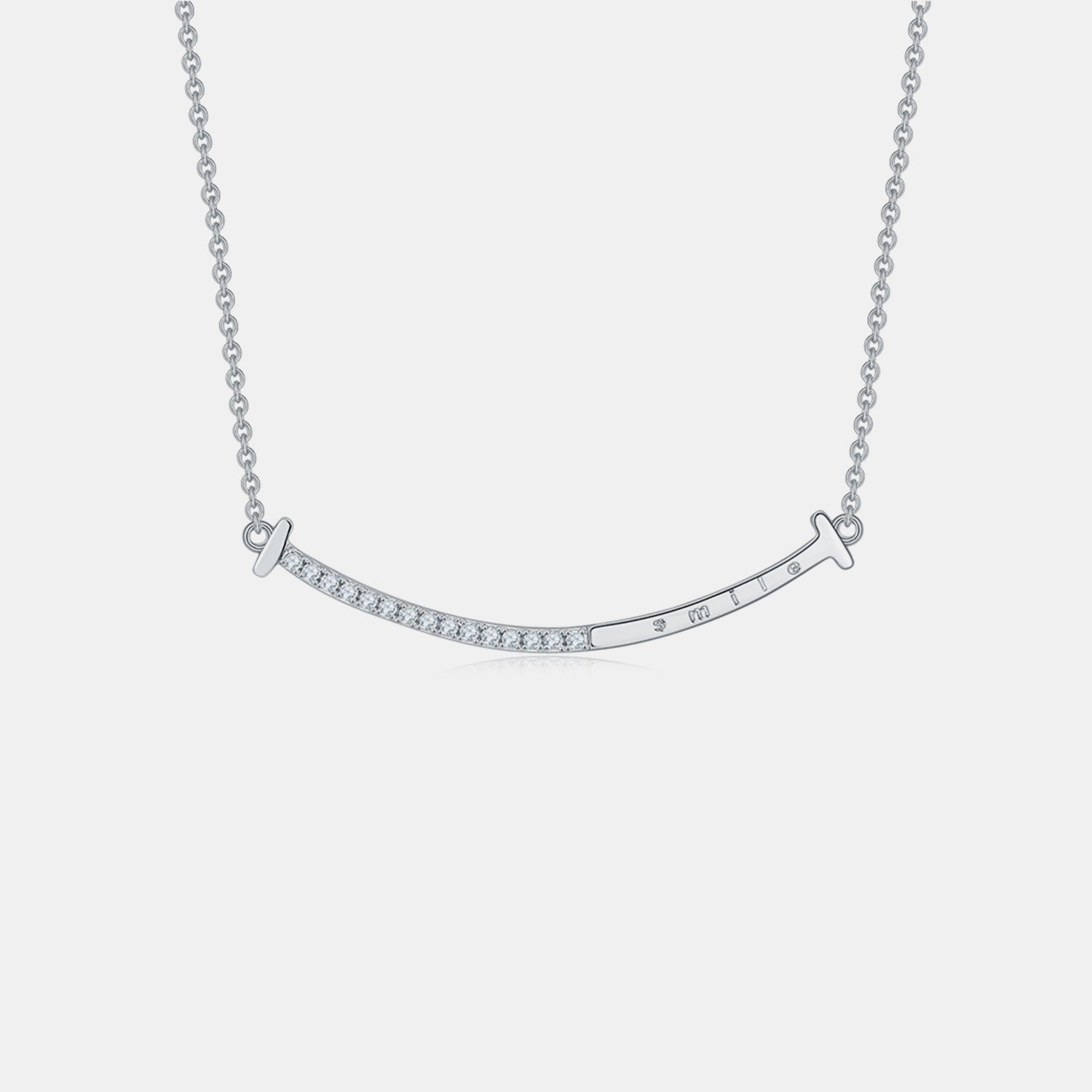 Moissanite 925 Sterling Silver Necklace-Bijou Crush