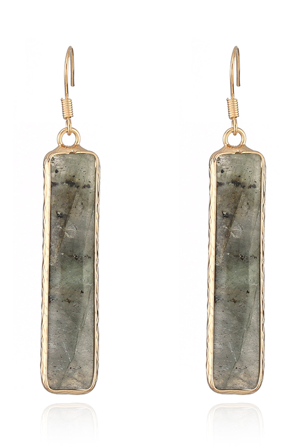 Natural Stone Drop Earrings-Bijou Crush