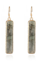 Natural Stone Drop Earrings-Bijou Crush
