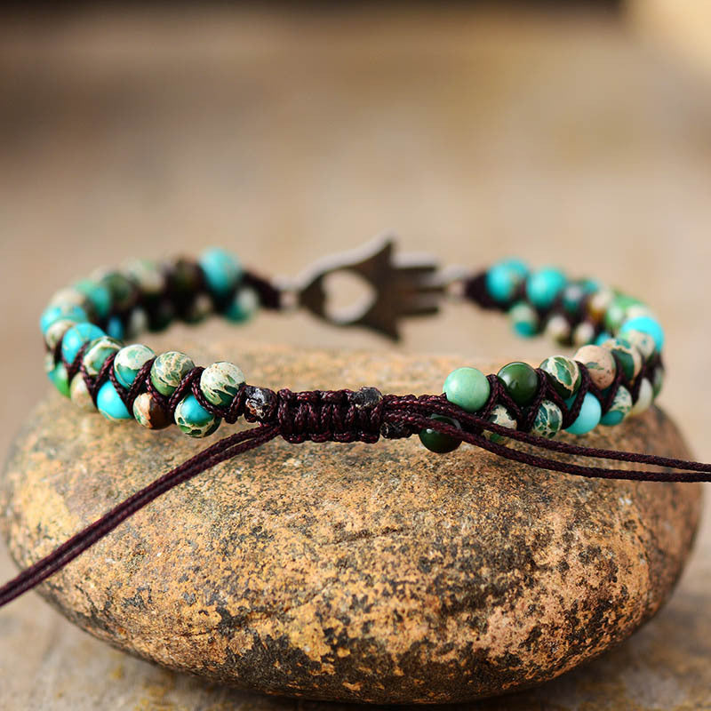 Turquoise Beaded Bracelet-Bijou Crush