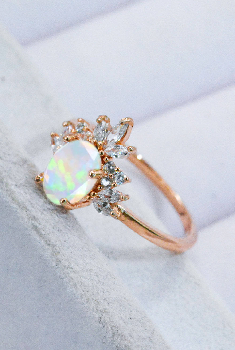 Best Of Me Sterling Silver Opal Ring-Bijou Crush