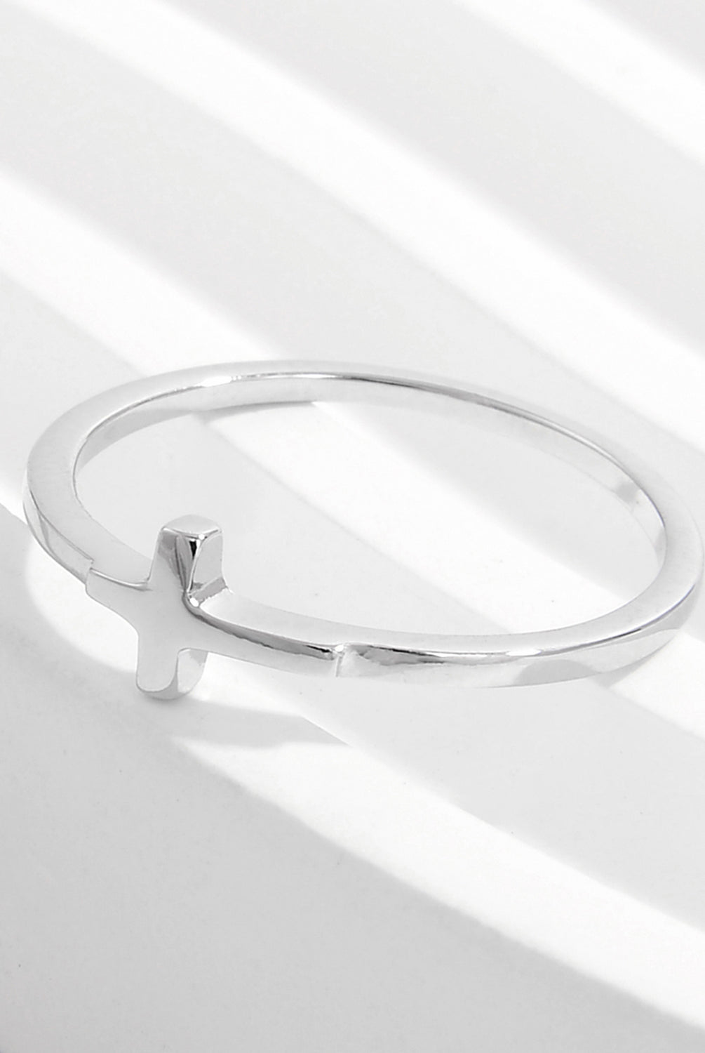 925 Sterling Silver Cross Ring-Bijou Crush
