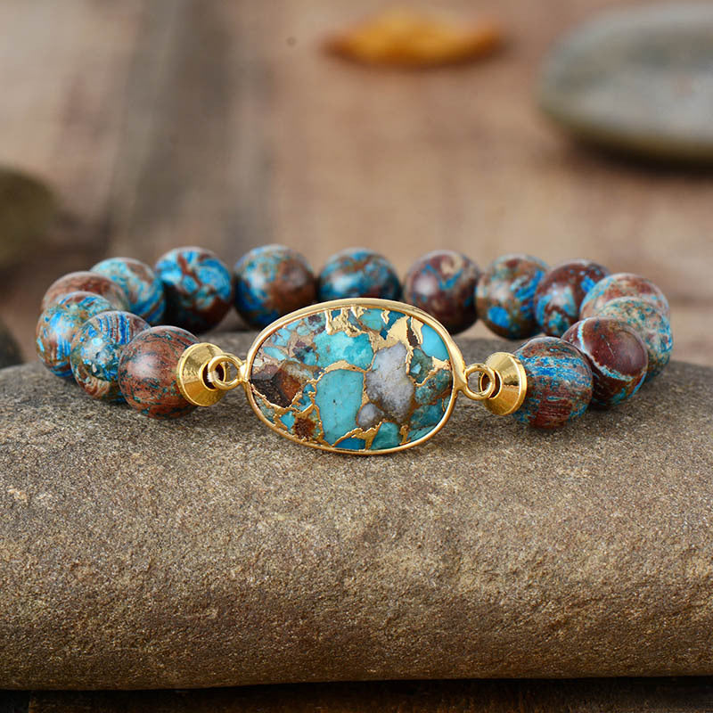 Natural Stone Beaded Bracelet-Bijou Crush