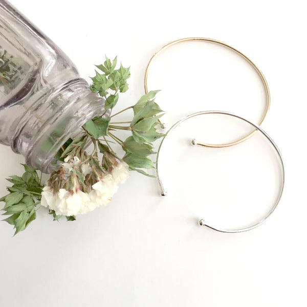 Cassie Textured Cuff Bracelets-Bijou Crush