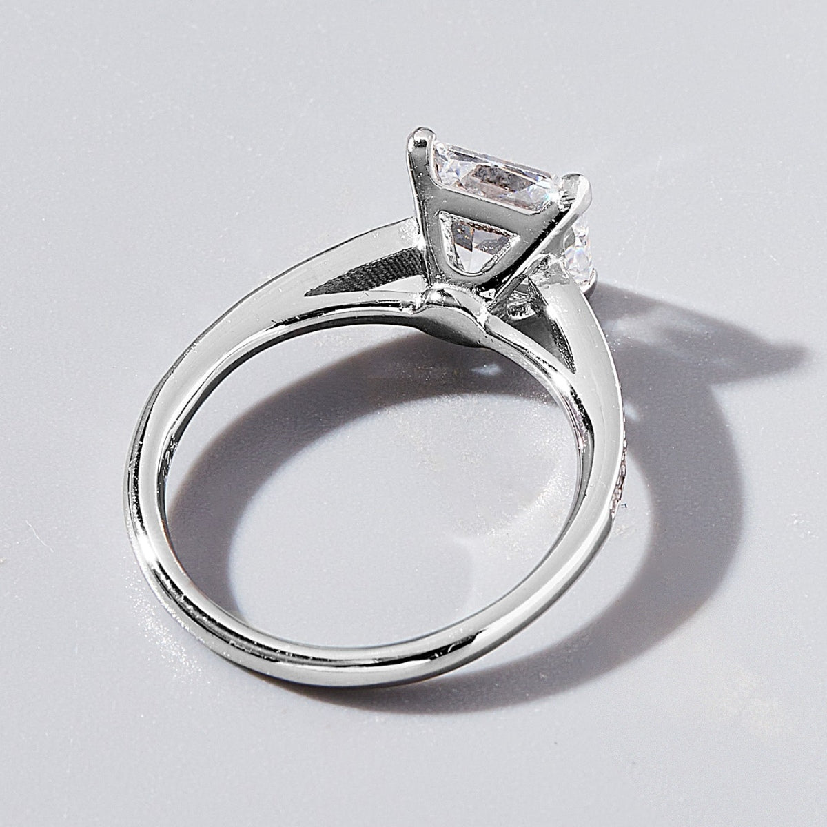Sterling Silver Zircon Ring-Bijou Crush