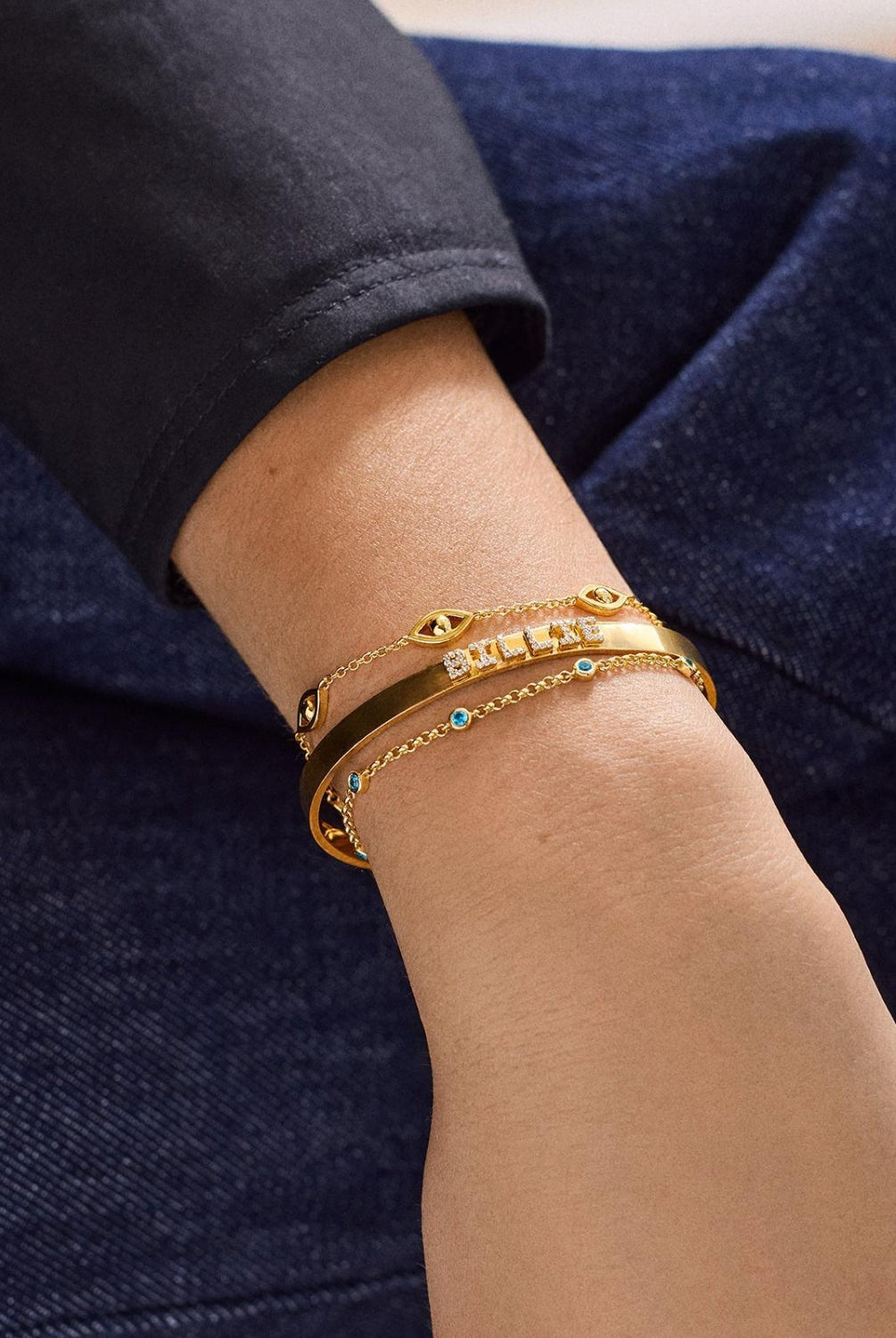 18K Gold-Plated Titanium Steel Bracelet-Bijou Crush
