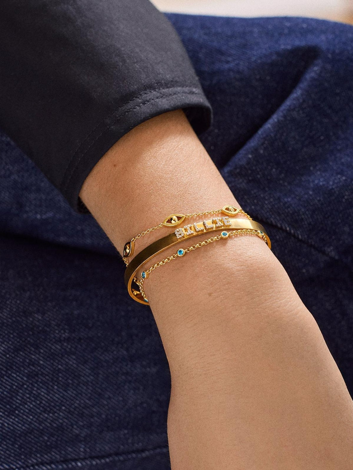 18K Gold-Plated Titanium Steel Bracelet-Bijou Crush