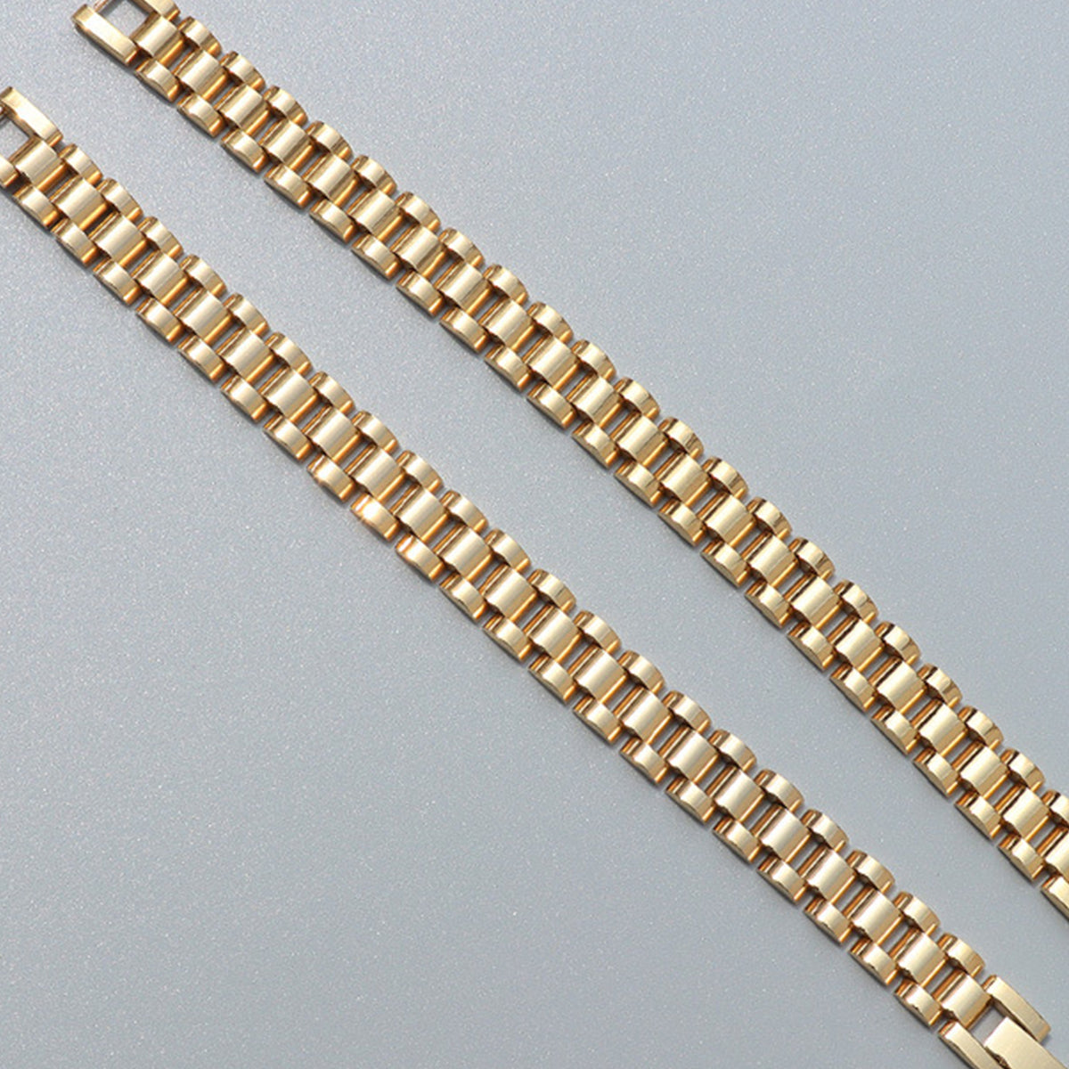 Gold-Plated Titanium Steel Chain Bracelet-Bijou Crush