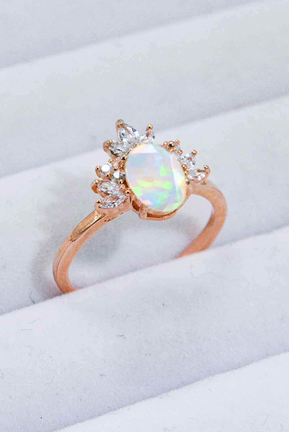 Best Of Me Sterling Silver Opal Ring-Bijou Crush