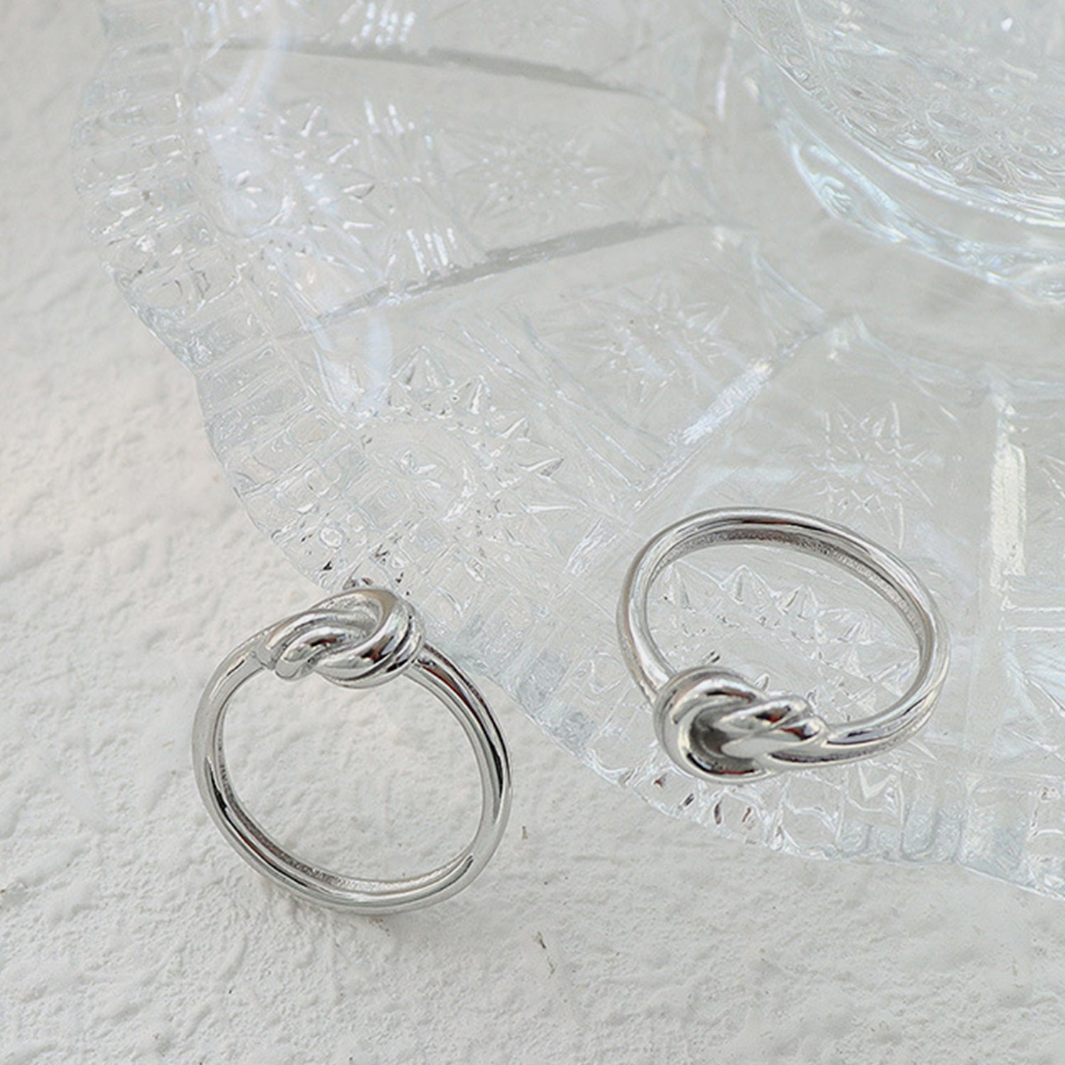 Titanium Steel Knot Ring-Bijou Crush