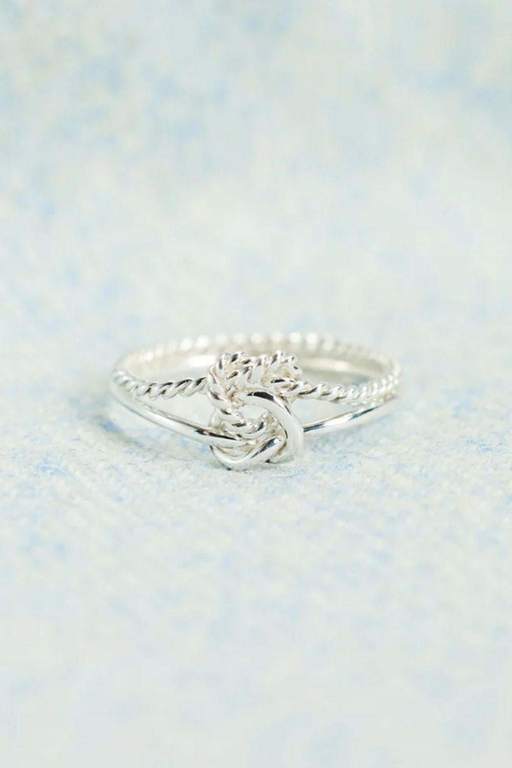 Silver Knot Vibes Ring - 925 Sterling Style-Bijou Crush