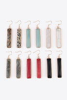 Natural Stone Drop Earrings-Bijou Crush