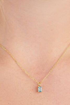 Titanium Steel Inlaid Zircon Pendant Necklace-Bijou Crush