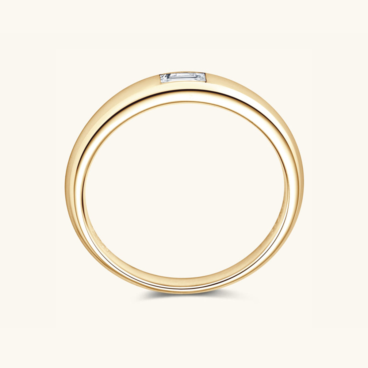 925 Sterling Silver Inlaid Moissanite Ring-Bijou Crush