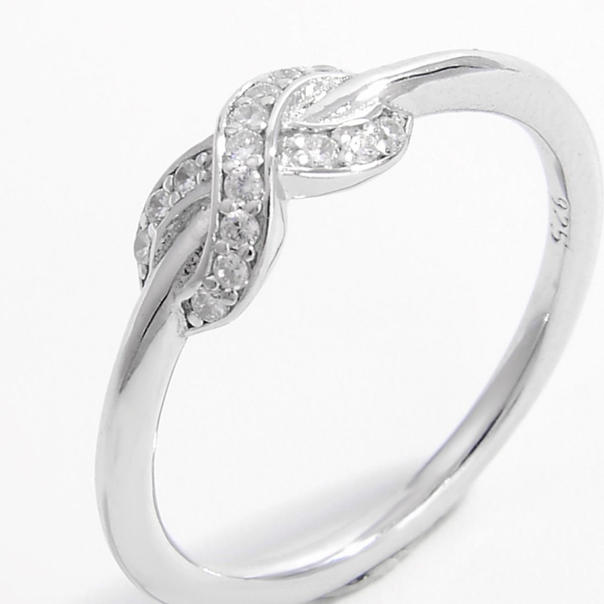 Sterling Silver Zircon Geometric Ring-Bijou Crush