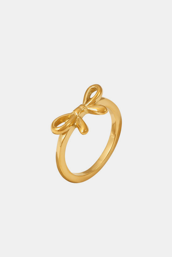 Stainless Steel Bow Ring-Bijou Crush