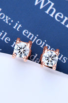 Moissanite 925 Sterling Silver Stud Earrings-Bijou Crush