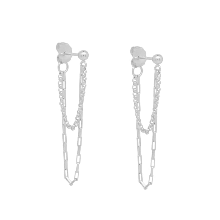 Annie Chain Studs-Bijou Crush
