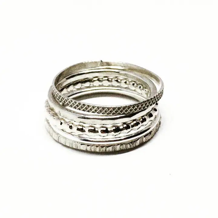 Lindsey Stack Rings-Bijou Crush