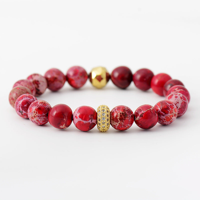 Natural Stone Beaded Bracelet-Bijou Crush