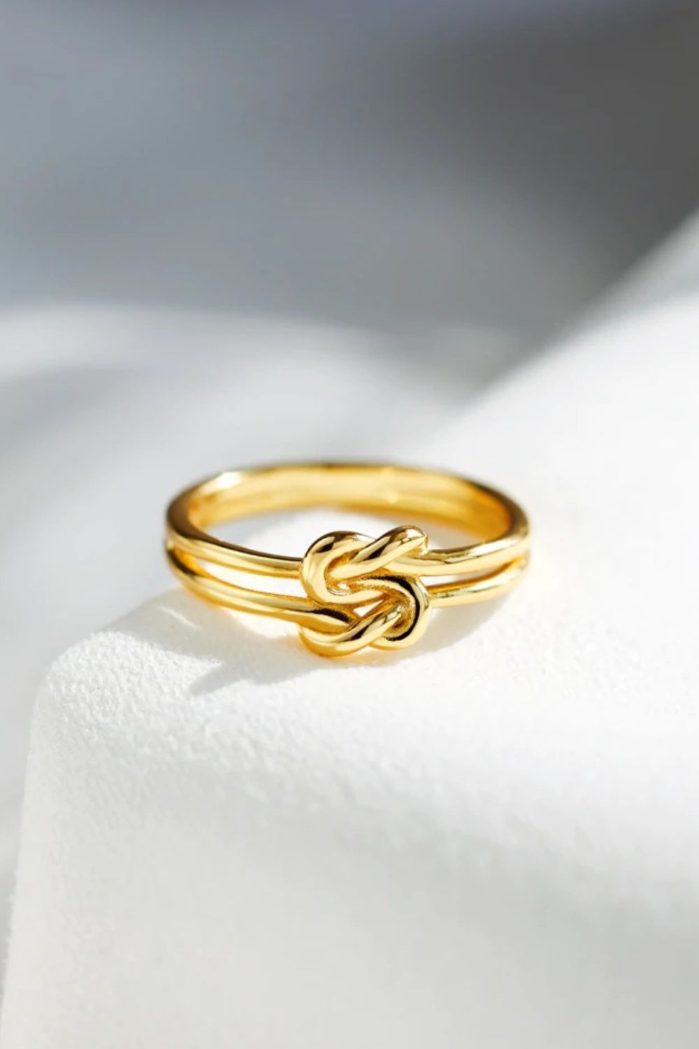 Timeless Silver Knot Ring - 925 Sterling Statement-Bijou Crush