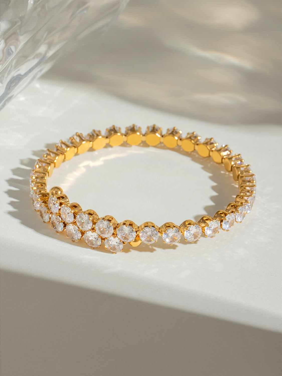 Stainless Steel Inland Zircon Bracelet-Bijou Crush