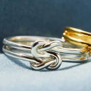 Timeless Silver Knot Ring - 925 Sterling Statement-Bijou Crush