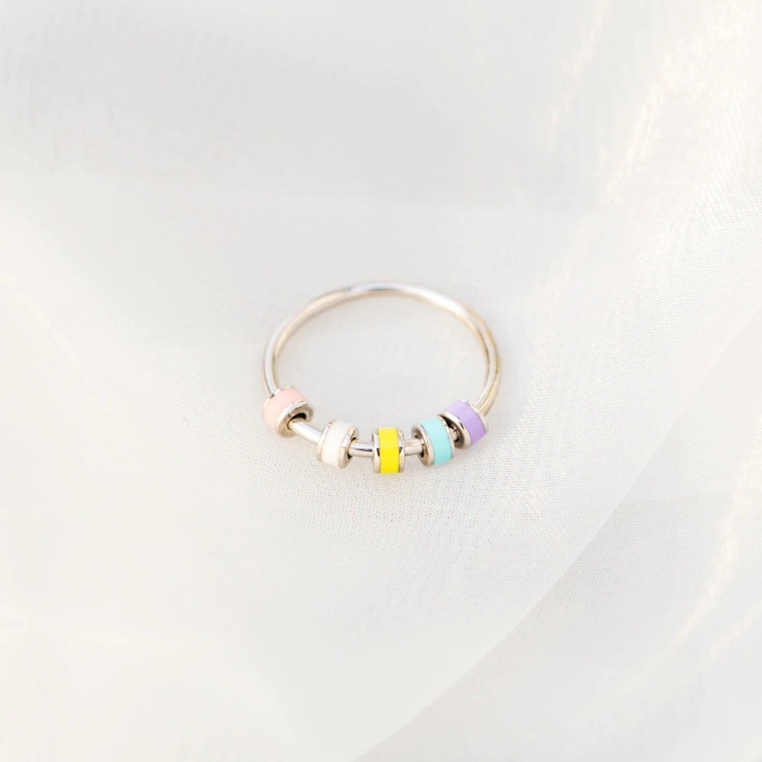 925 Sterling Silver Oil Drip Ring-Bijou Crush