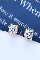 Moissanite 925 Sterling Silver Stud Earrings-Bijou Crush