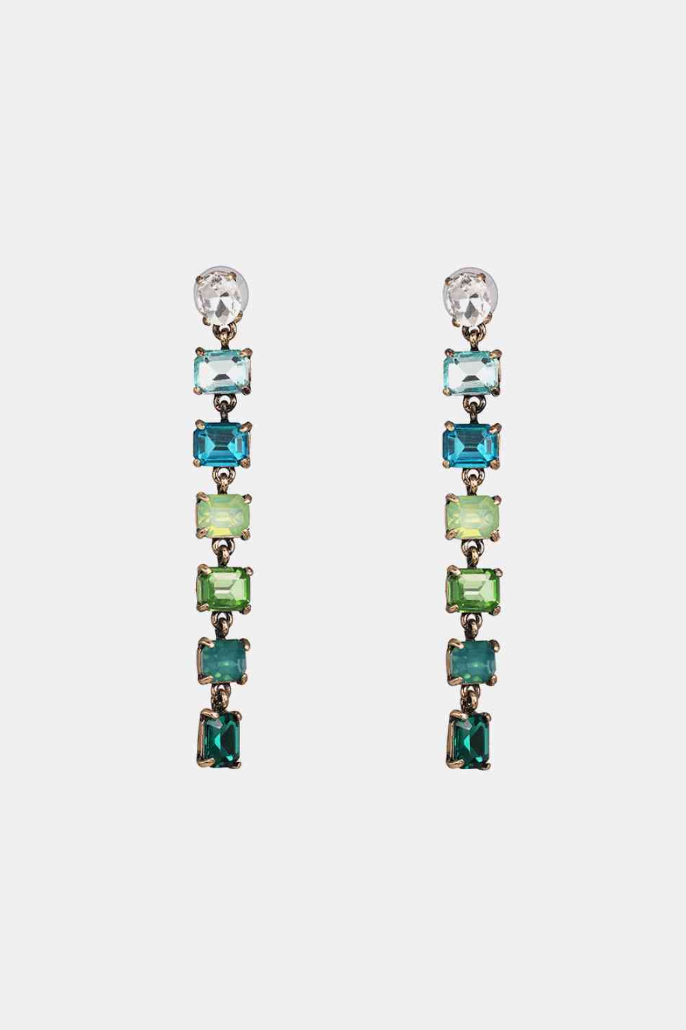 Geometrical Shape Resin Dangle Earrings-Bijou Crush