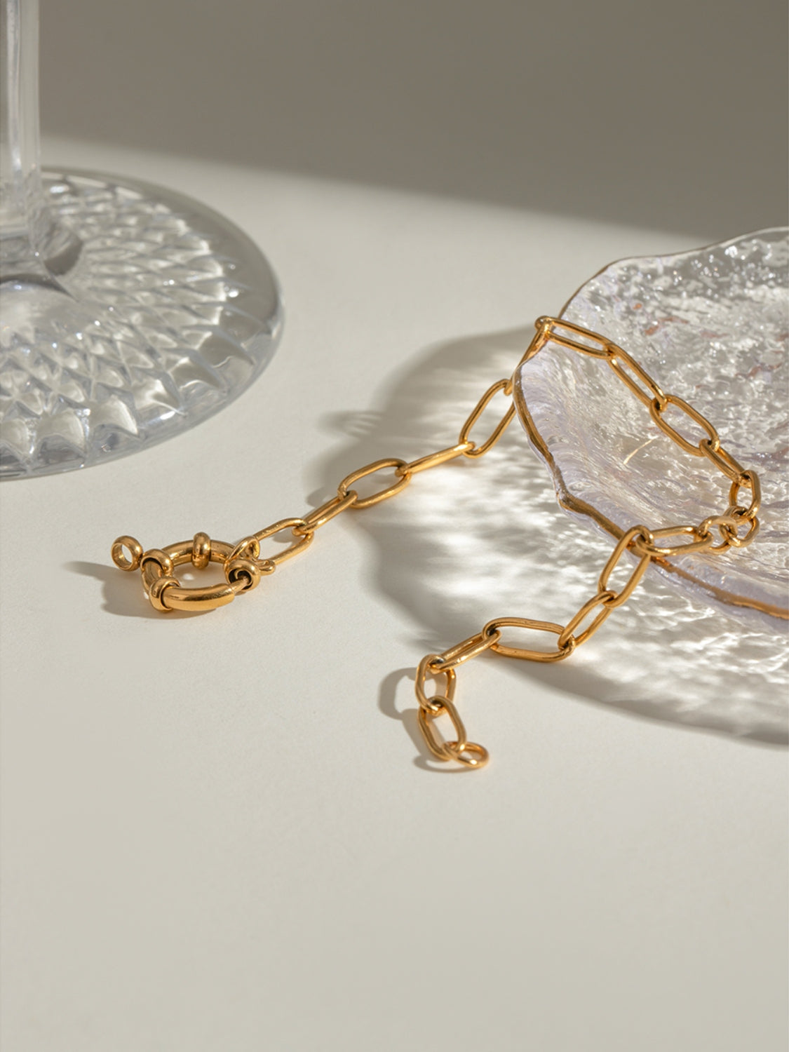 18K Gold-Plated Stainless Steel Chain Bracelet-Bijou Crush