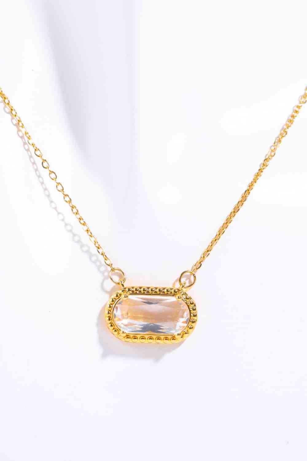 Copper 14K Gold-Plated Pendant Necklace-Bijou Crush