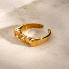 MOM Stainless Steel Open Ring-Bijou Crush