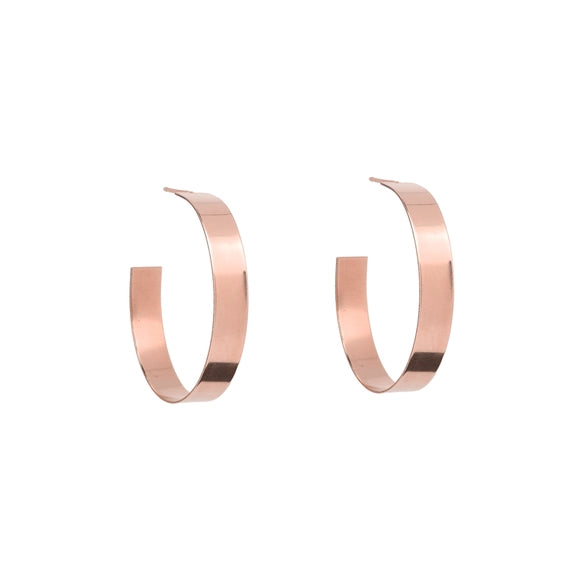 Irma Goddess Hoops – Sterling Silver, 14k Gold, or Rose Gold-Bijou Crush