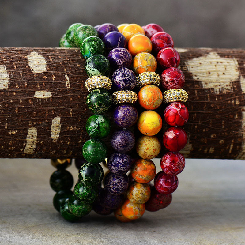 Natural Stone Beaded Bracelet-Bijou Crush