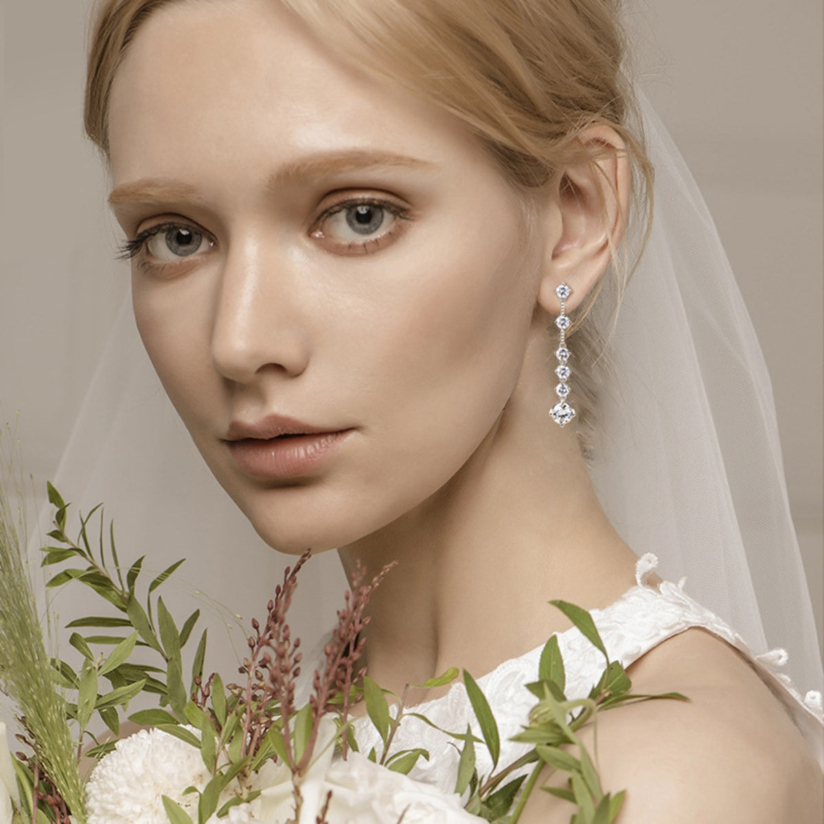 4 Carat Moissanite 925 Sterling Silver Earrings-Bijou Crush