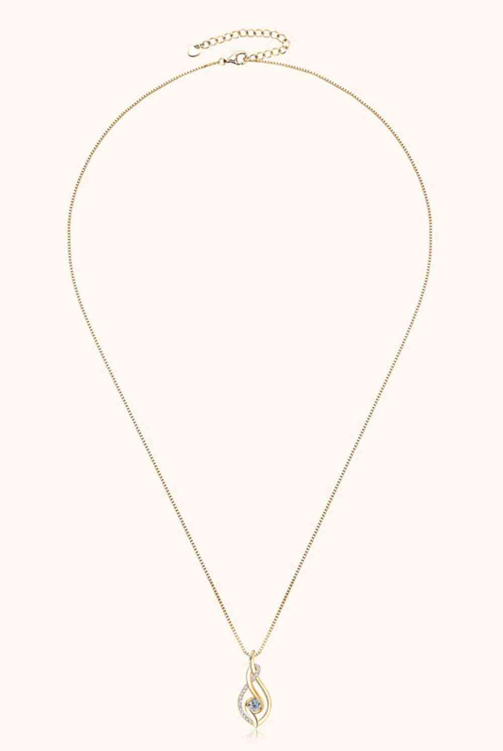 Moissanite 925 Sterling Silver Necklace-Bijou Crush