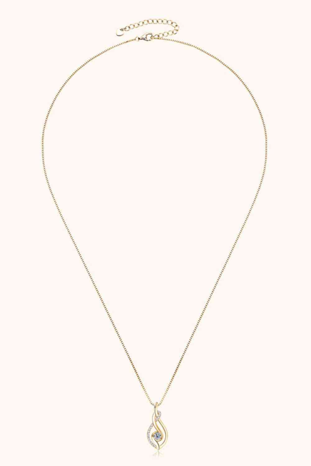 Moissanite 925 Sterling Silver Necklace-Bijou Crush