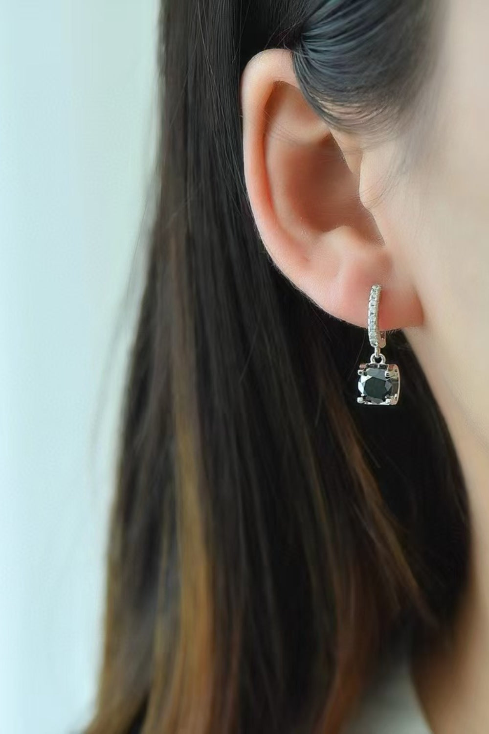 2-Carat Gleaming Moissanite Drop Earrings-Bijou Crush