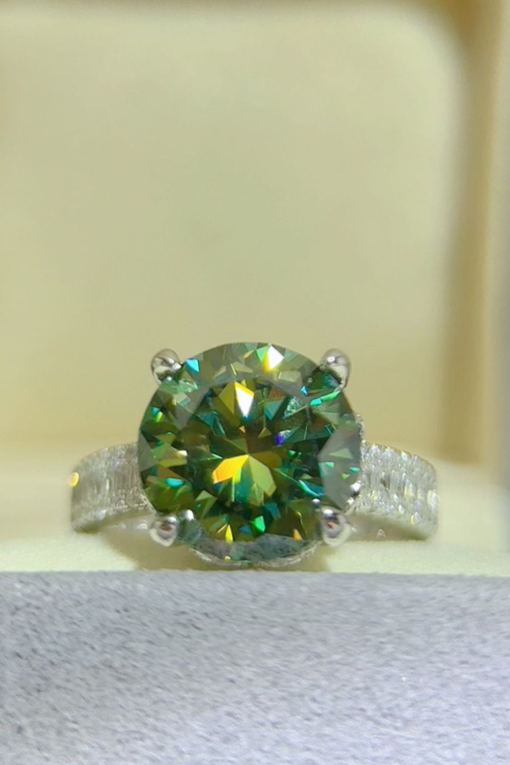 5 Carat Moissanite 925 Sterling Silver Ring-Bijou Crush