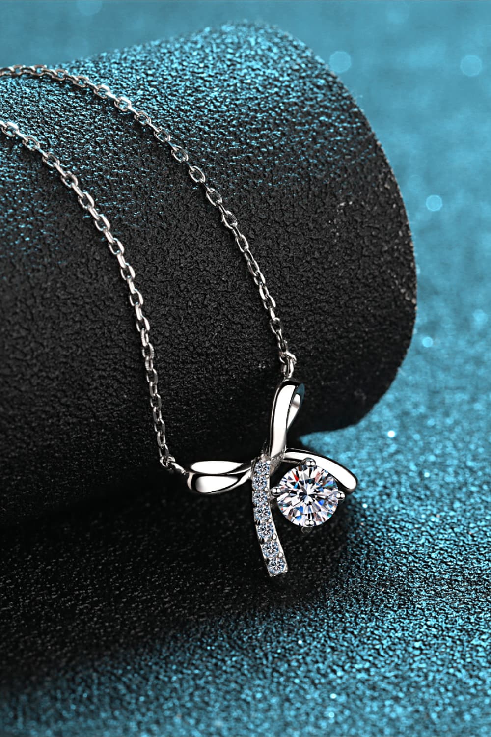 Moissanite 925 Sterling Silver Necklace-Bijou Crush