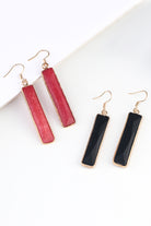 Natural Stone Drop Earrings-Bijou Crush