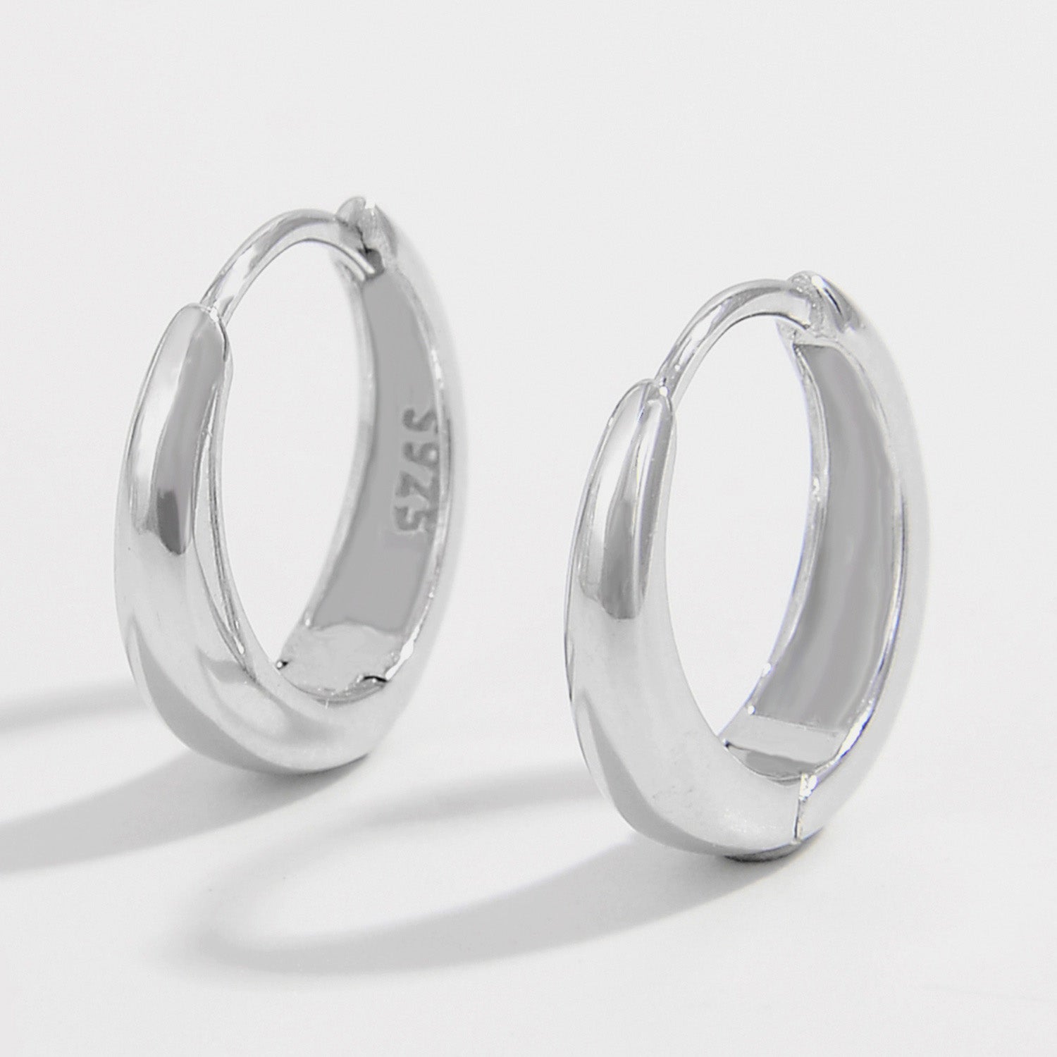 925 Sterling Silver Huggie Earrings-Bijou Crush