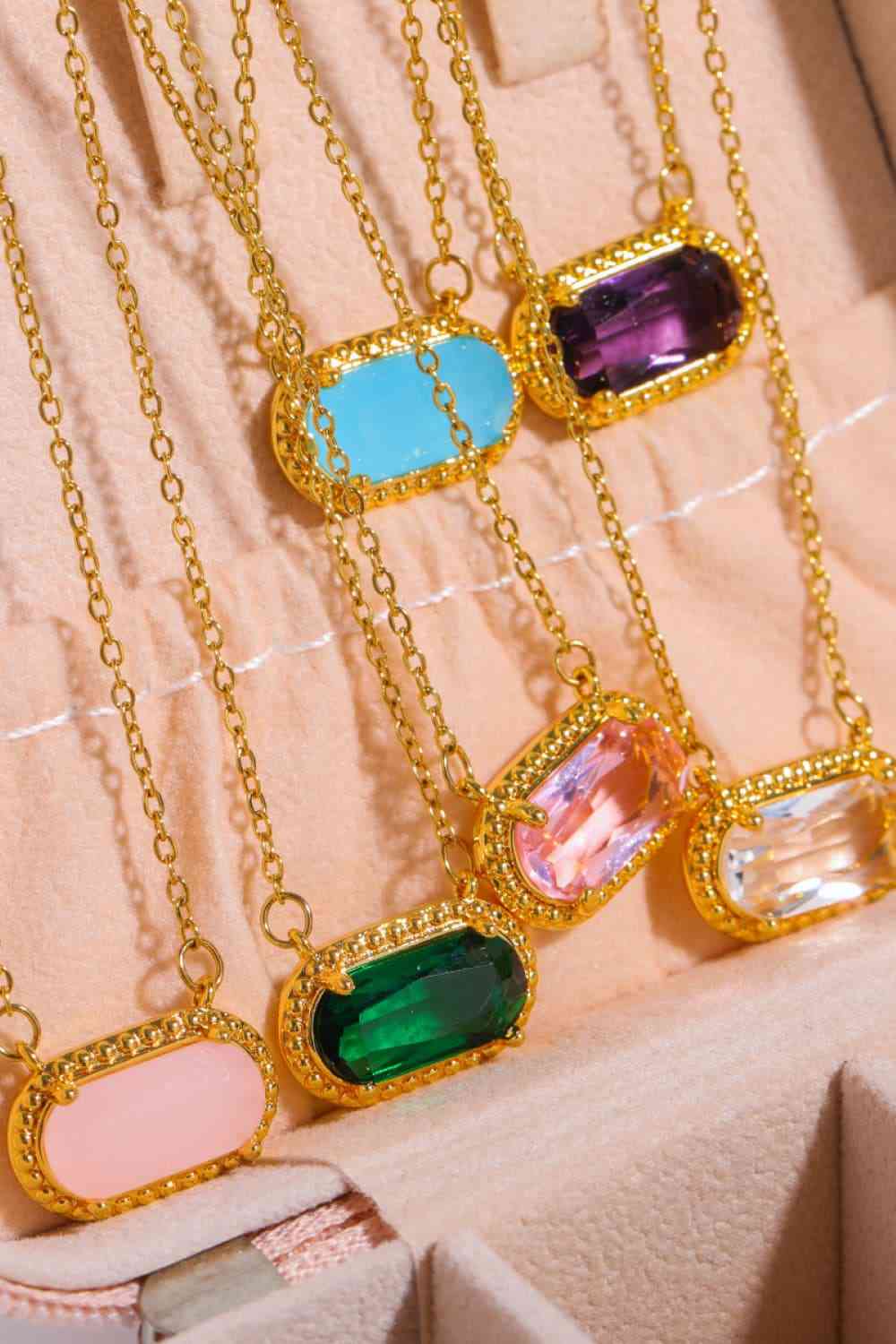 Copper 14K Gold-Plated Pendant Necklace-Bijou Crush